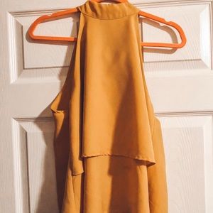 High Neck Layered Tank